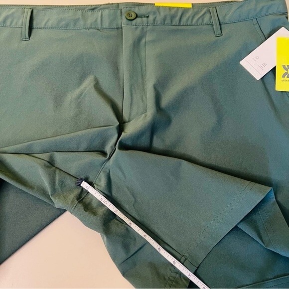 All In Motion Shorts Men's XXL Green UV Protection Drawstring Waist Pockets New - Picture 10 of 11